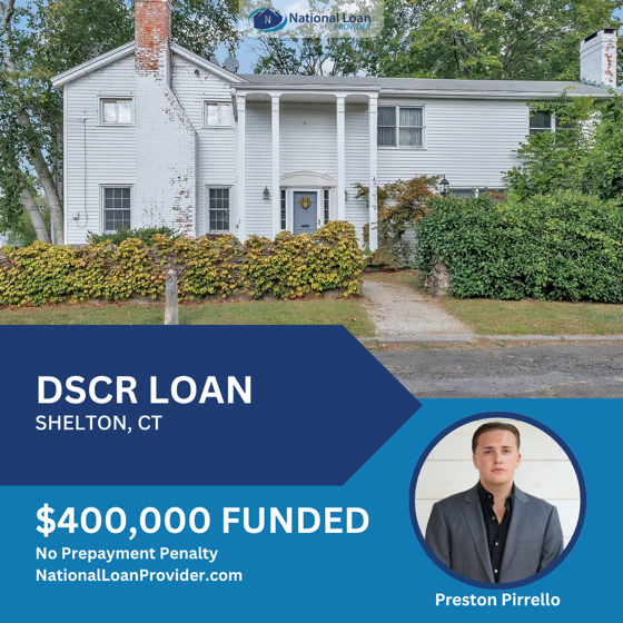 Closed real estate investment loan deal funded by National Loan Provider