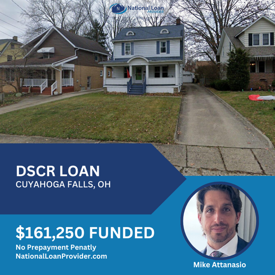 Closed real estate investment loan deal funded by National Loan Provider