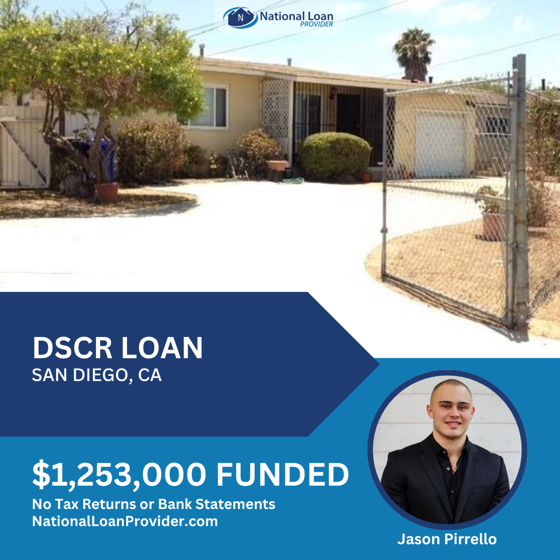 Closed real estate investment loan deal funded by National Loan Provider